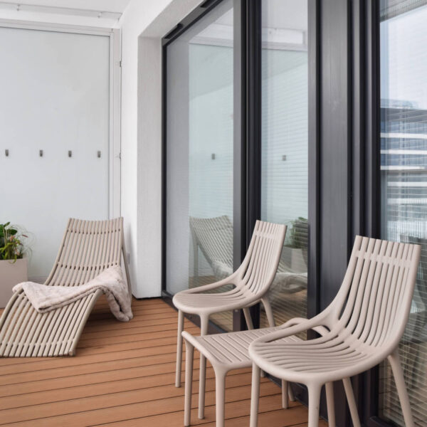 Balkon w apartamencie do wynajęcia w Kołobrzegu